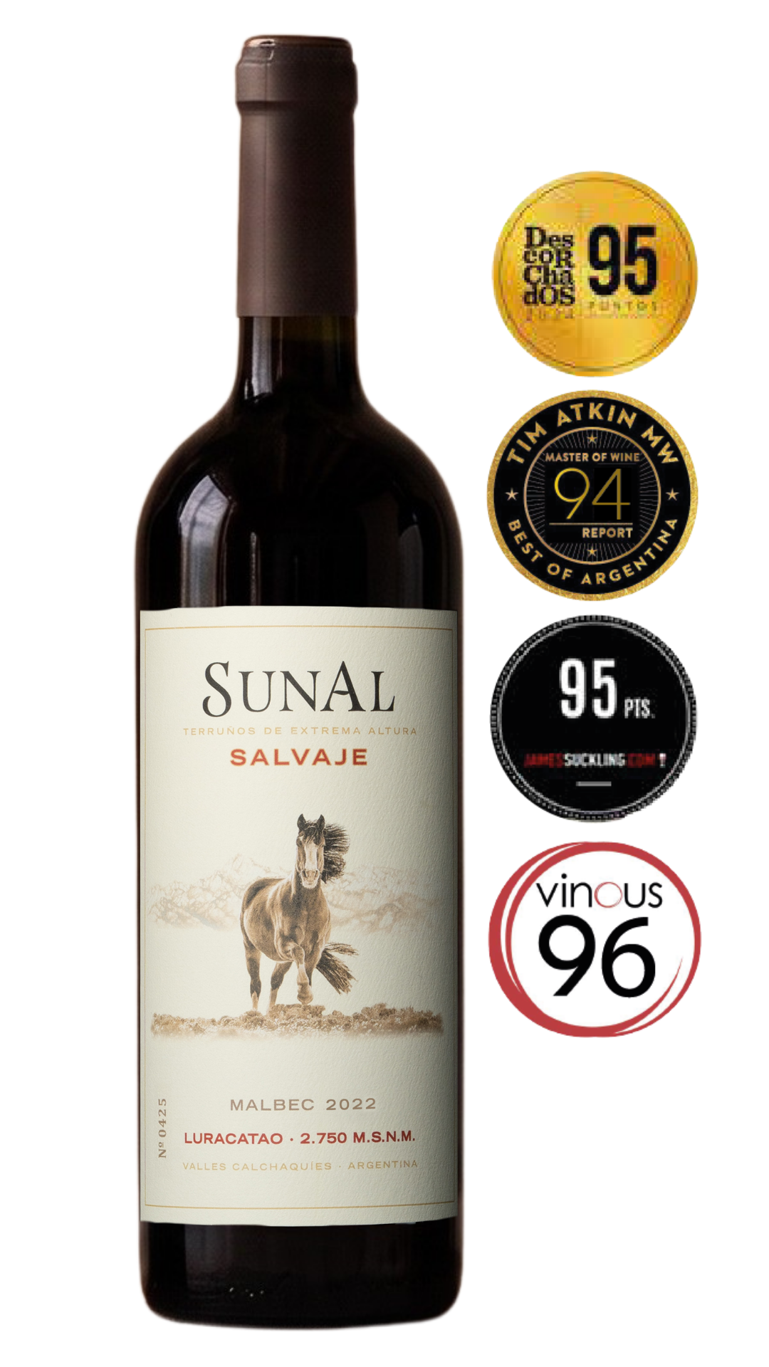 Selección de la bodega · Sunal Salvaje Malbec · Luracatao