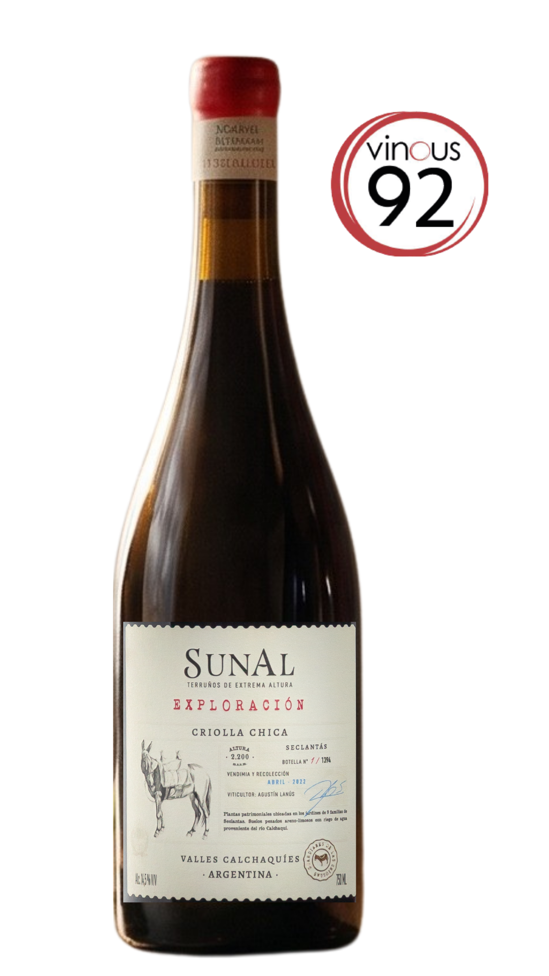 Selección de la bodega · Sunal Exploración Seclantás Criolla Chica