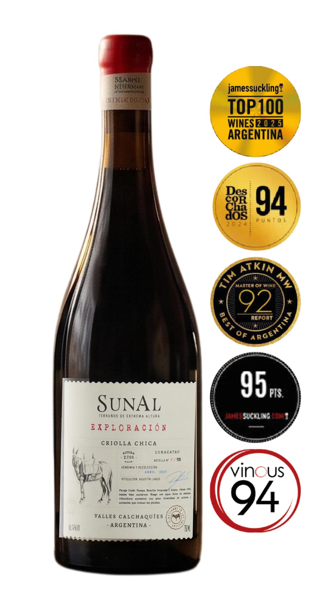 Selección de la bodega · Sunal Exploración Criolla Chica